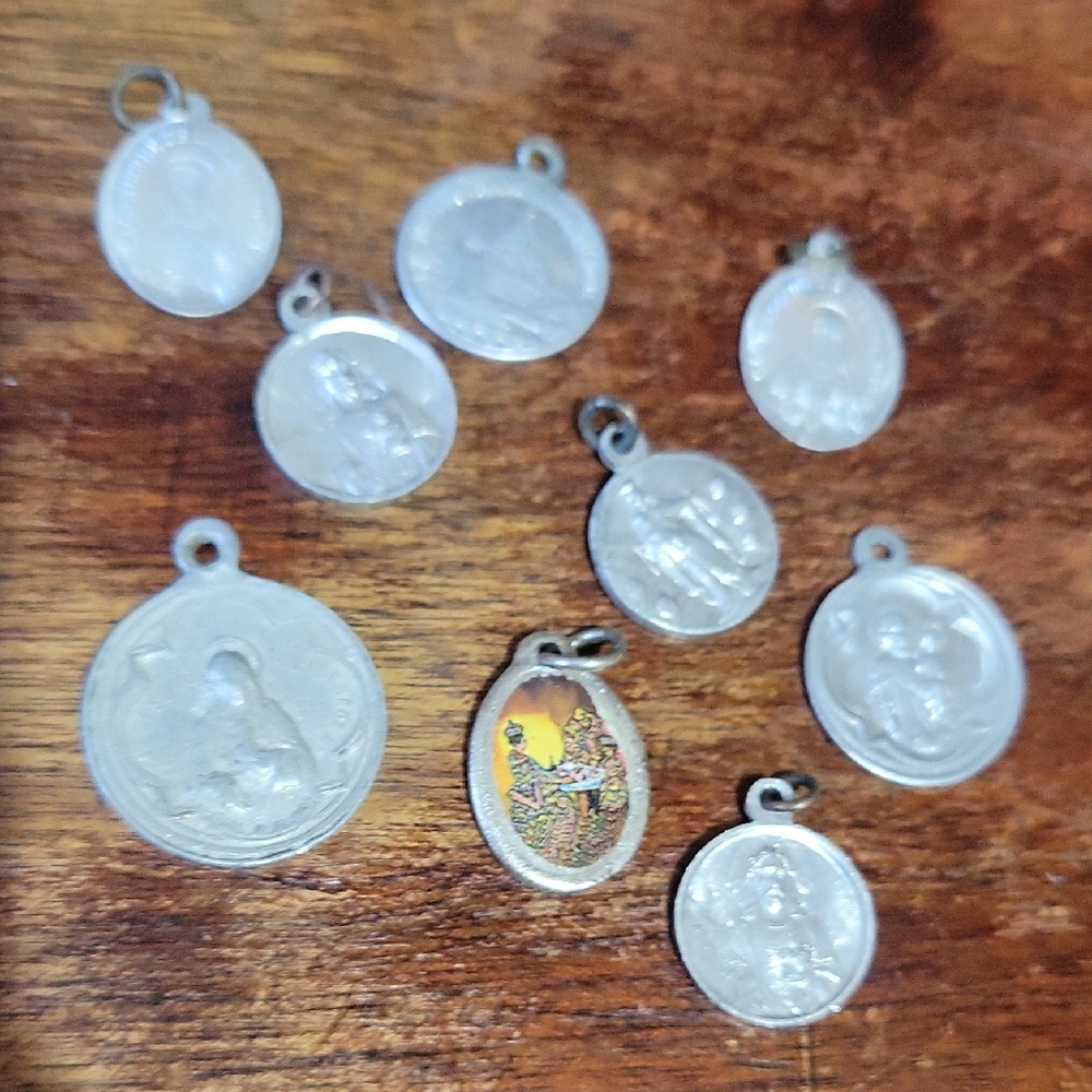 Silver Religious Medals Collection